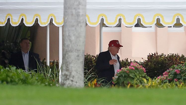 Das verlängerte Thanksgiving-Wochenende verbrachte Donald Trump auf seinem Anwesen in Florida.