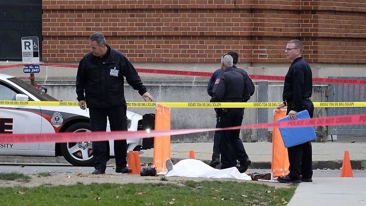 Der Attentäter wurden in weniger als einer Minute von einem herbeieilenden Polizisten erschossen.