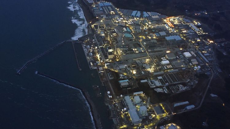 Das Gelände der Anlage in Fukushima-Daichi aus der Luft.