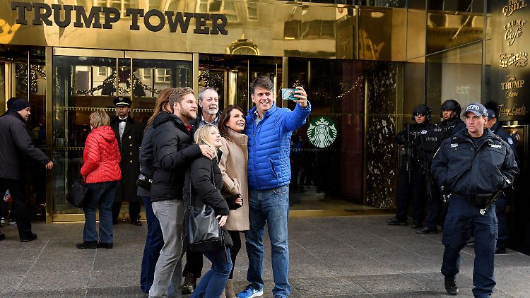 Hier wird die neue Regierung der USA zusammengestellt: Trump Tower, New York.