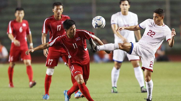 Die angehende Fußballmacht Nordkorea fegte zuletzt die Philippinen vom Platz.