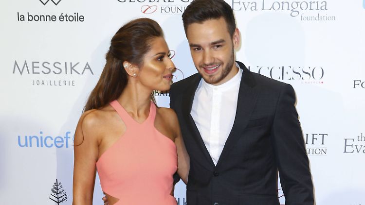 In freudiger Erwartung: Cheryl und Liam. 