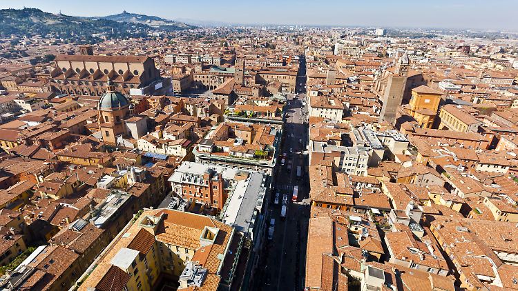 Die Altstadt von Bologna ist gut erhalten.