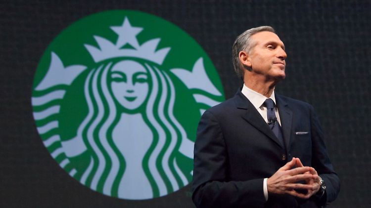 Howard Schultz arbeitet seit 34 Jahren an Starbucks' Aufstieg.