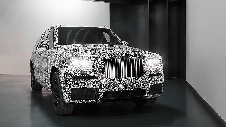 Rolls-Royce präsentiert die ersten offiziellen Bilder seines SUV.