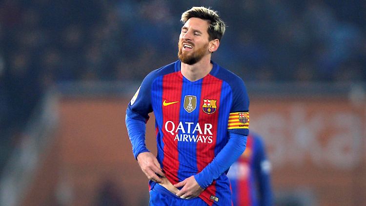 Nur nicht patzen: Lionel Messi.