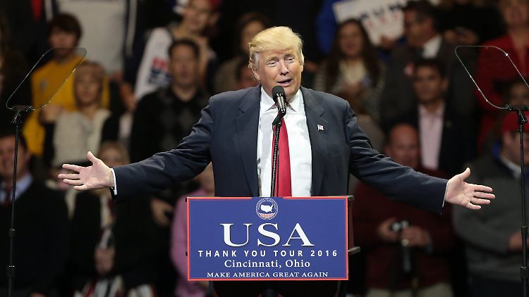 Donald Trump befindet sich zurzeit auf einer "USA Thank You Tour".