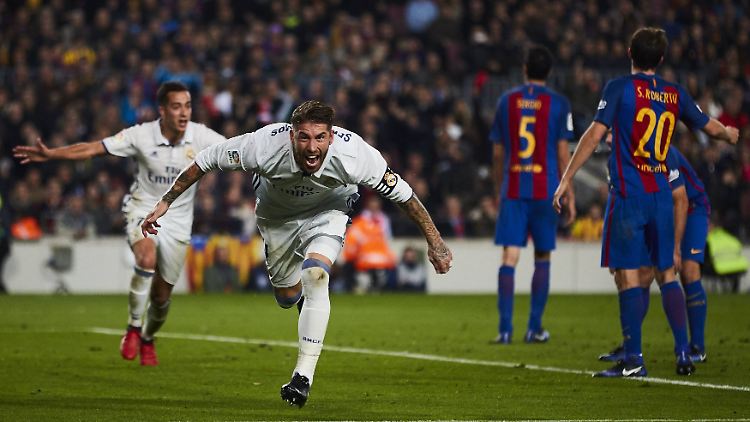 Captain, my Captain: Sergio Ramos bewahrte Real Madrid vor einer Niederlage beim Erzrivalen aus Barcelona.