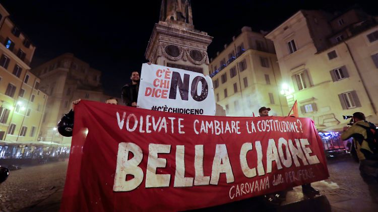 Ciao Renzi: Italiens Populisten fühlen sich im Aufwind. 