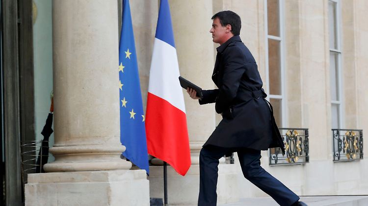 Valls nimmt Anlauf für den Élysée Palast.