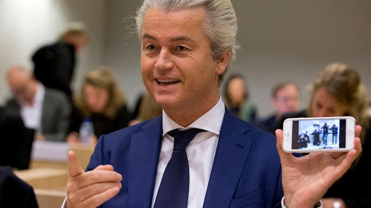 Geert Wilders PVV bekommt in Umfragen derzeit 36 von 150 Parlamentssitzen.