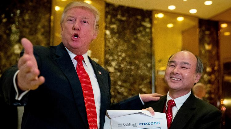 Mysteriöser Deal: Was Softbank genau vor hat und ob die Investitionen tatsächlich nur wegen Trumps Wahlsieg fließen sollen, bleibt unklar.