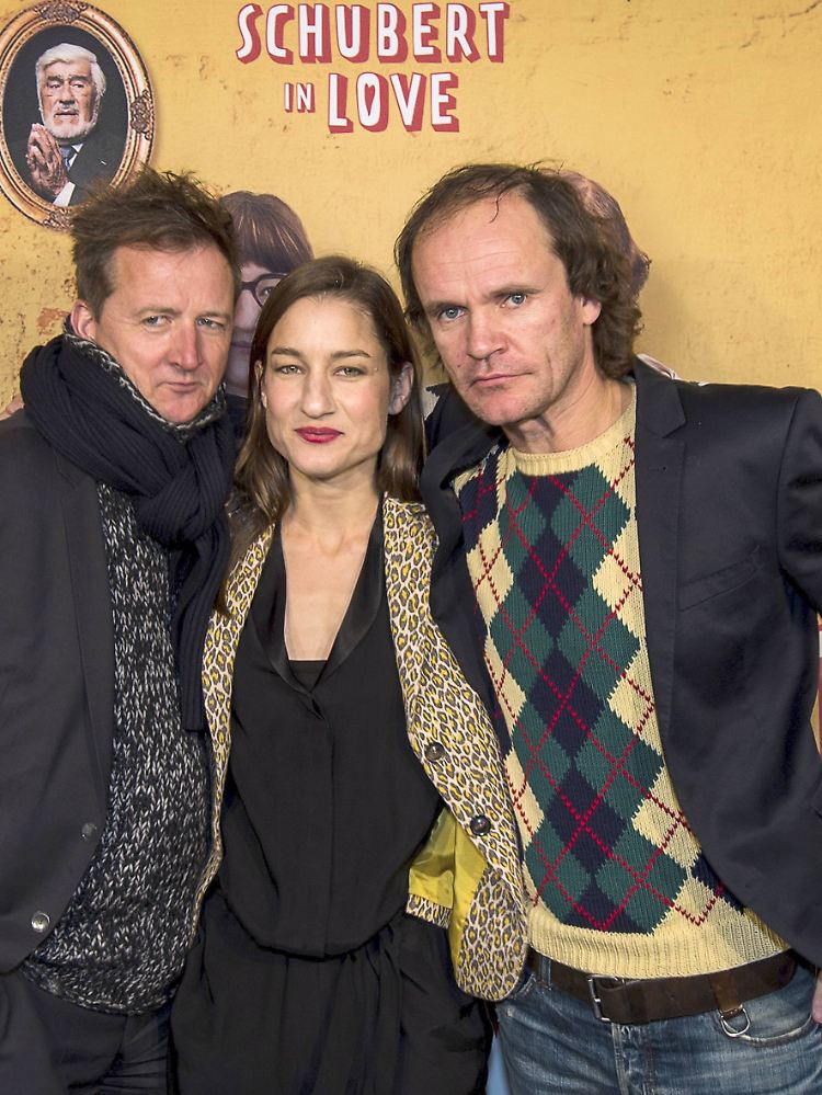 Lars Büchel, Marie Leuenberger und Olaf Schubert bei der Premiere.