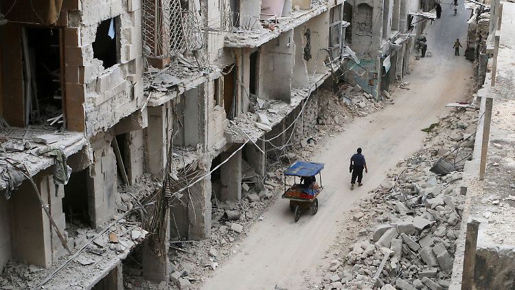 Viele Gebiete Aleppos sind völlig zerstört. Die syrische Armee dürfte bald die gesamte Stadt eingenommen haben.