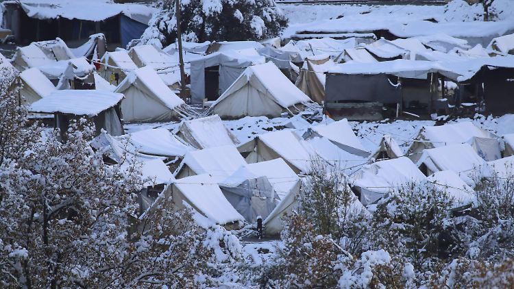 Ein Flüchtlingscamp im Norden Griechenlands.