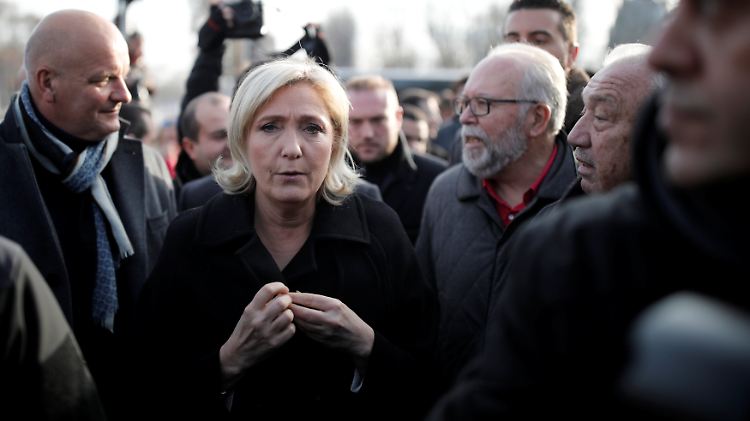 Nach Trumps Wahlsieg in den USA macht sich Le Pen große Hoffnungen auf den Élysée-Palast.