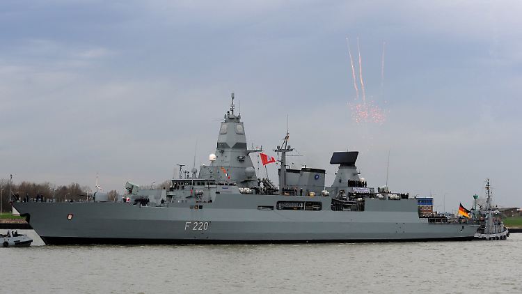 Die "Hamburg" ist eine der drei Bundeswehr-Fregatten, auf denen das neue Radargerät installiert werden soll.
