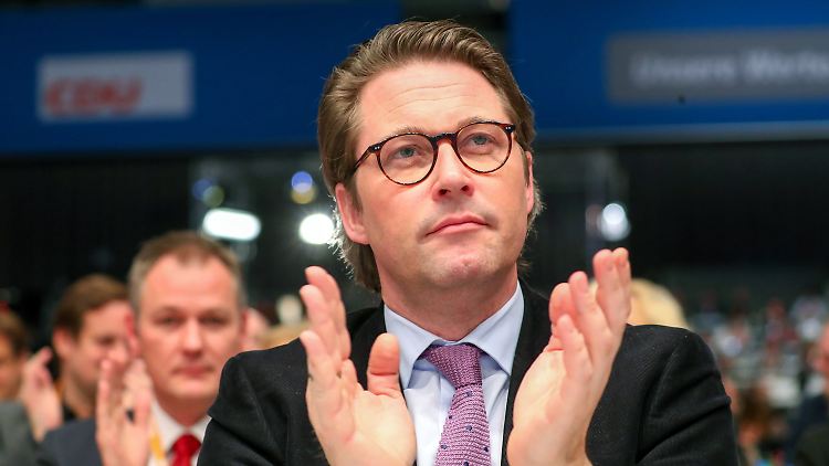CSU-Generalsekretär Scheuer war beim Parteitag der CDU in Essen zu Gast.