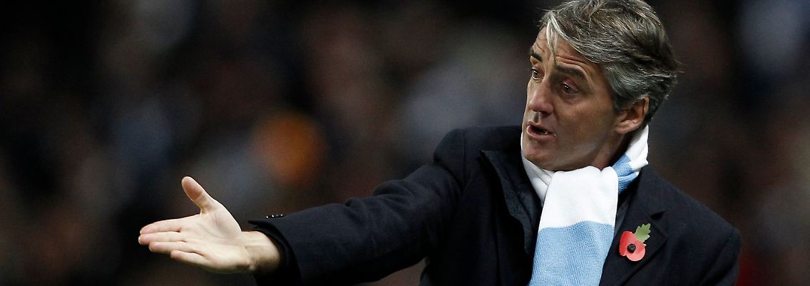 "Wir hatten 17 Chancen, aber nicht getroffen. Das passiert": Roberto Mancini.