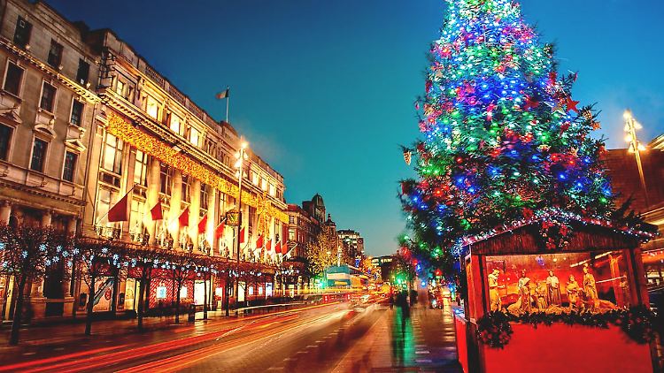 Ein bisschen Weihnachtskitsch gibt es auch in Irland.
