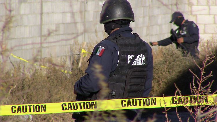 Der Drogenkrieg in Mexiko hält die Polizei in Atem.