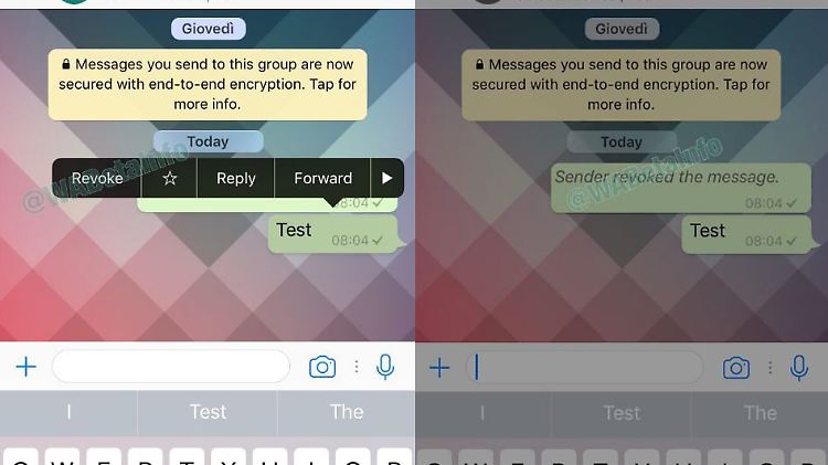 Kann man bei Whatsapp gesendete Nachrichten bald zurückziehen?