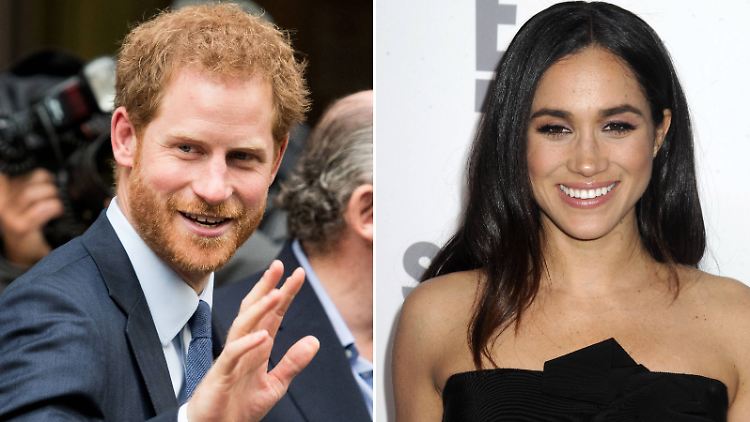 Voll verknallt: Prinz Harry und Meghan Markle.