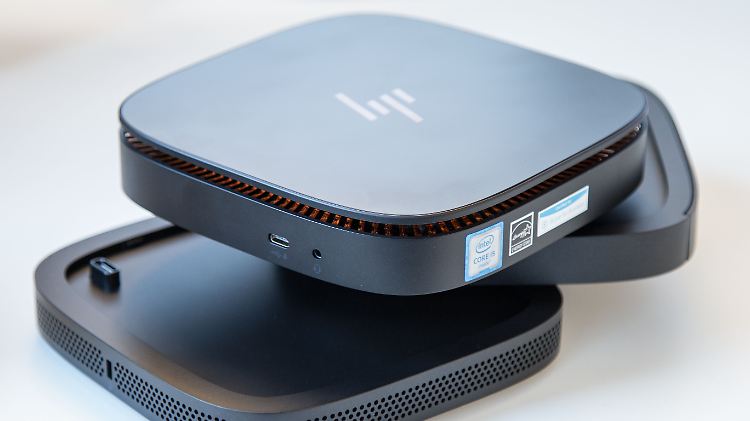 Der HP Elite Slice wird aus Modulen zusammengesteckt.  