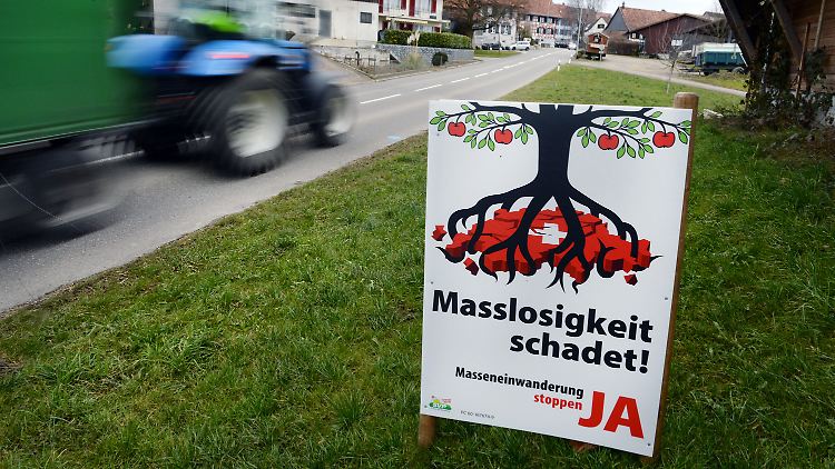 Die Schweizer hatten sich dafür ausgesprochen, die Zuwanderung aus der EU zu begrenzen.