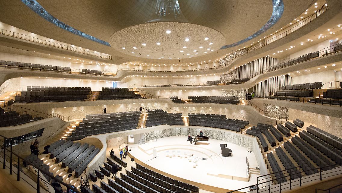 Der Große Saal in der Elbphilharmonie.