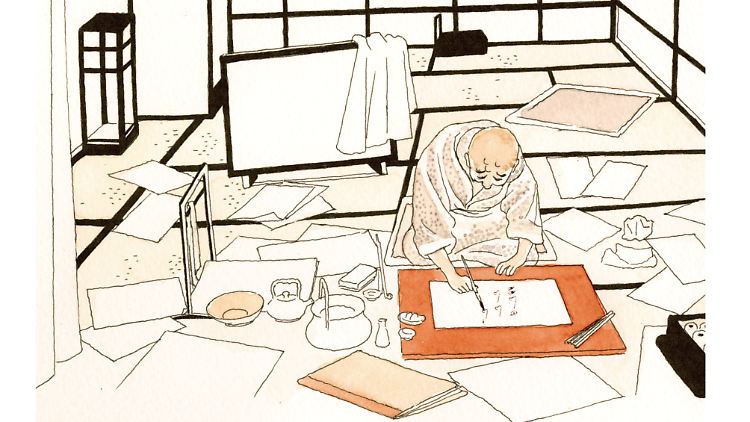 Igort stellt aber auch Künstler vor, die ihn inspiriert haben, wie den Maler Hokusai, der für seine Grafiken weltberühmt ist.