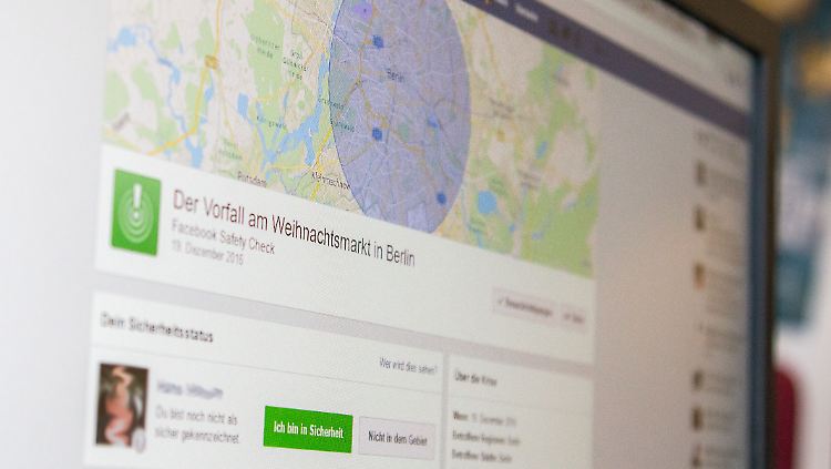 Funktionen wie Facebooks Safety Check sind nützlich. 