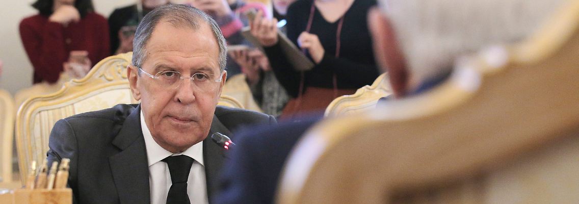 Russlands Außenminister Lawrow war der Gastgeber in Moskau.