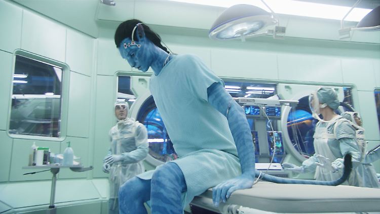 In dem Film "Avatar" werden die Aliens als riesenhafte Wesen dargestellt.