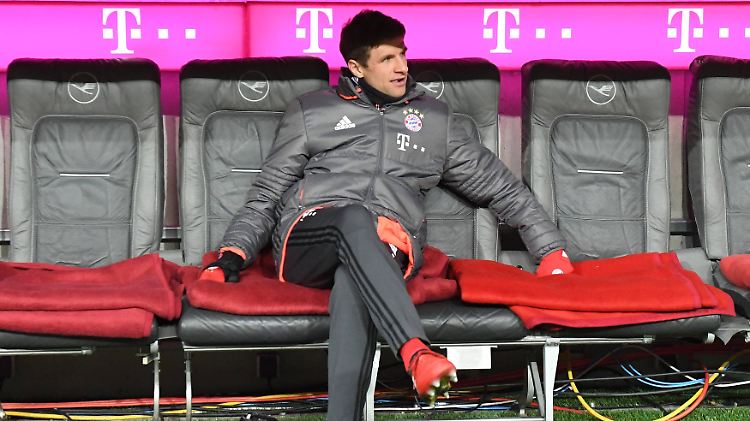 Unersetztlich auf der Bank, zumindest gegen RB Leipzig: Thomas Müller.