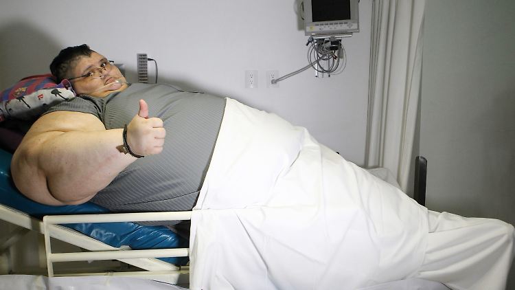Juan Pedro Franco muss 60 Kilo abnehmen, bevor die erste Operation durchgeführt werden kann.