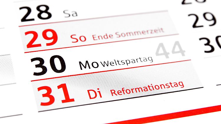 Der Reformationstag ist sonst nur in den neuen Bundesländern gesetzlicher Feiertag. 