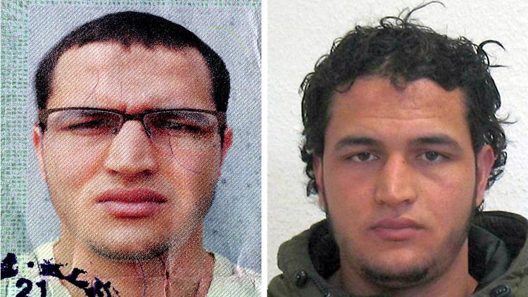 Fandungsfotos von Anis Amri.