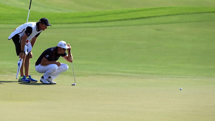 Auch das Gehaltskonto von Caddie Gareth Lord füllte sich mit dem Sieg von Henrik Stenson gut.