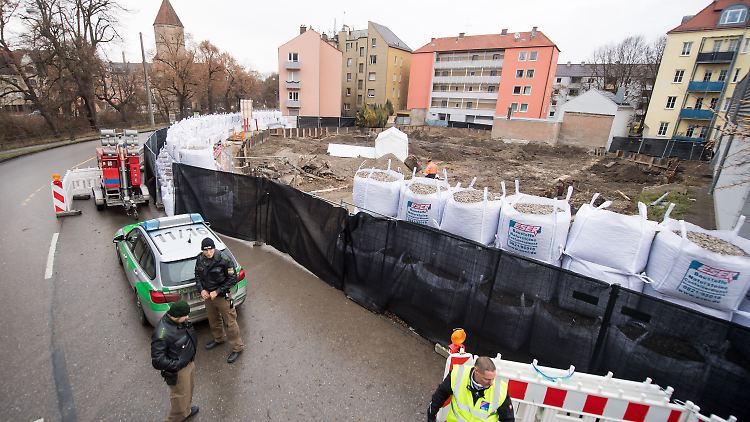 Ein Radius von 1,5 Kilometer in der Augsburger Innenstadt musste evakuiert werden.