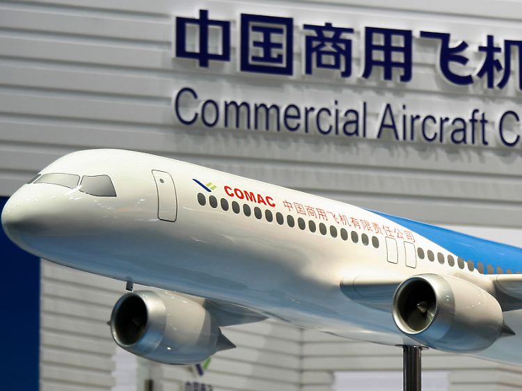 Im Modell wirkt der Hoffnungsträger des chinesischen Flugzeugbaus irgendwie sehr vertraut.