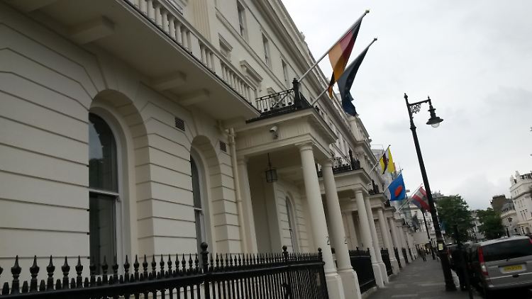 Die deutsche Botschaft in London ist derzeit Anlaufpunkt für hunderte jüdische Briten, die nach Deutschland auswandern wollen.