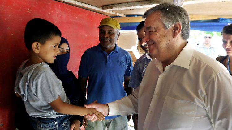 Guterres war jahrelang Chef des UN-Flüchtlingshilfswerks, jetzt führt er die Uno an.