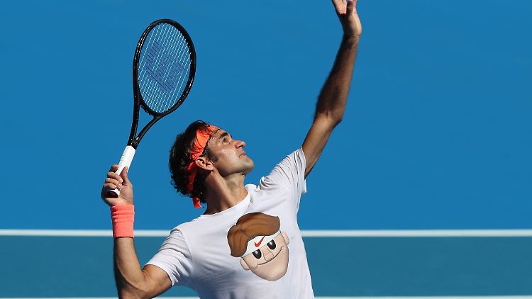 Hoffentlich nicht zum letzten Mal Down Under: Roger Federer.