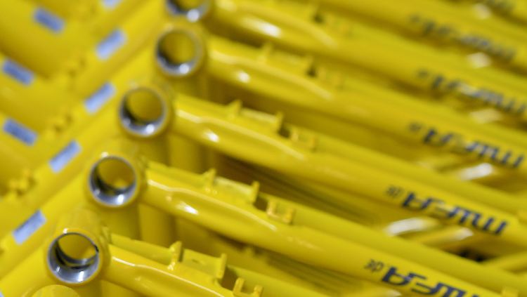 Rund 400.000 Räder werden jährlich in Sangerhausen produziert.