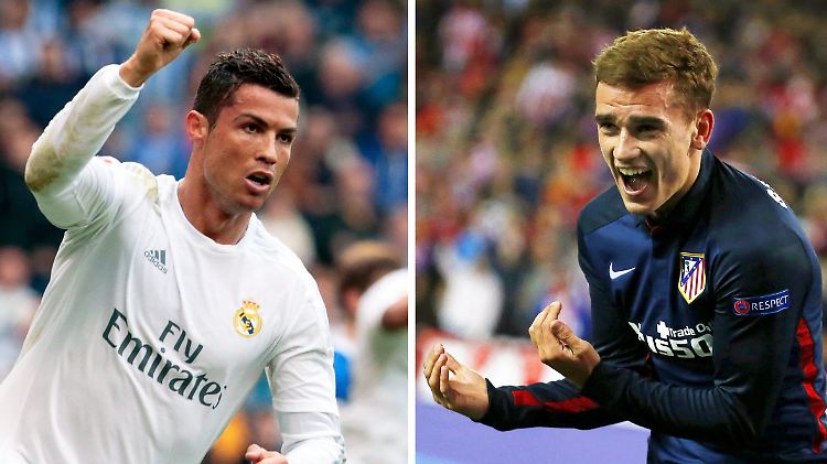 Cristiano Ronaldo und Antoine Griezmann standen sich im Juli 2016 im EM-Finale gegenüber. Jubeln konnte am Ende Ronaldo.