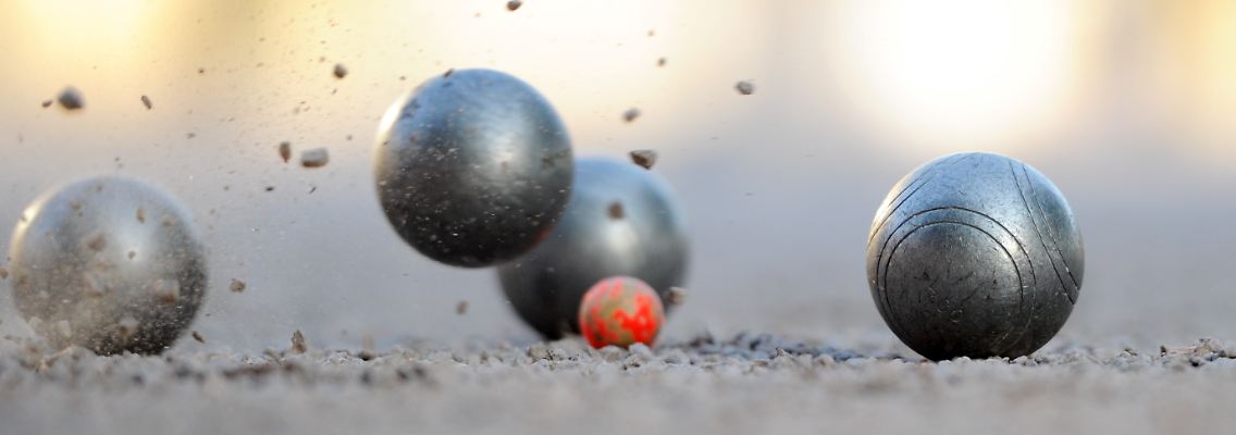 Drei Tage lang Boule - man hat ja sonst nichts zu tun.