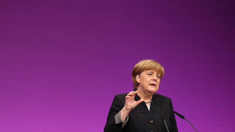 Merkel sprach auf der Jahrestagung des Beamtenbundes dbb.