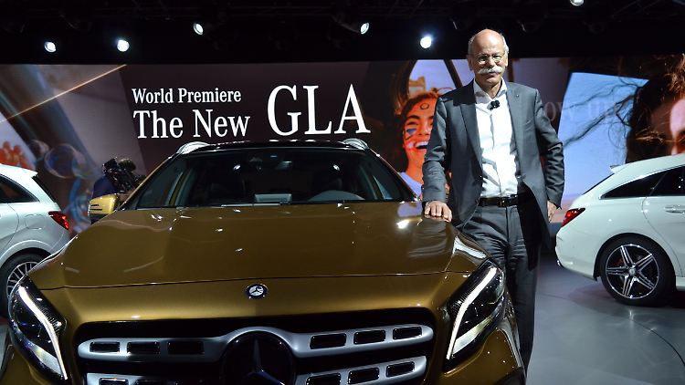 Mercedes-Chef Dieter Zetsche in Detroit.
