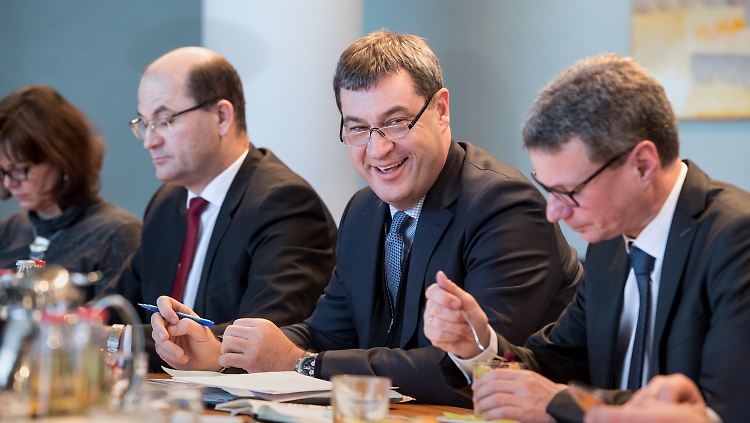 Zuständig für die bayerischen Finanzen: Markus Söder, hier bei einer Kabinettssitzung in München.